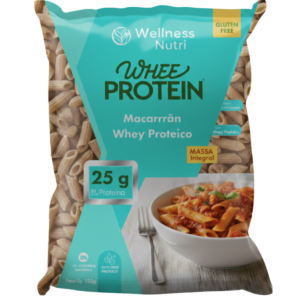 Macarrão Integral - Sem Glútem - Whee Protein 120g - Wellness Nutri