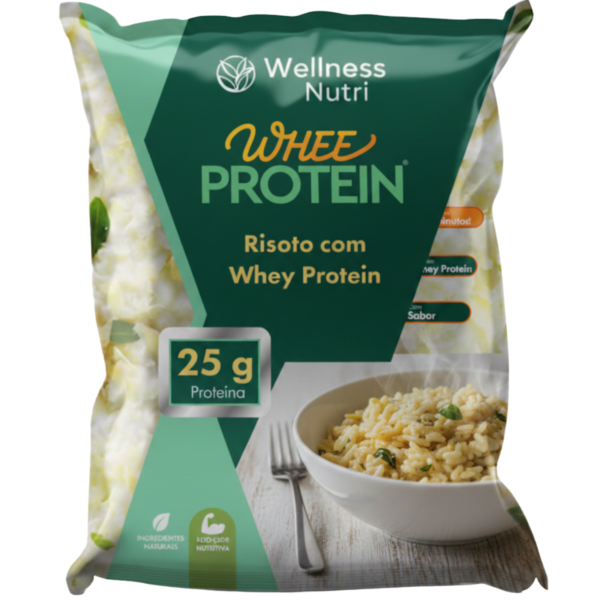 Risoto Protéico - Whee Protein 120g - Wellness Nutri