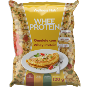 Omelete Protéico - Whee Protein 120g - Wellness Nutri