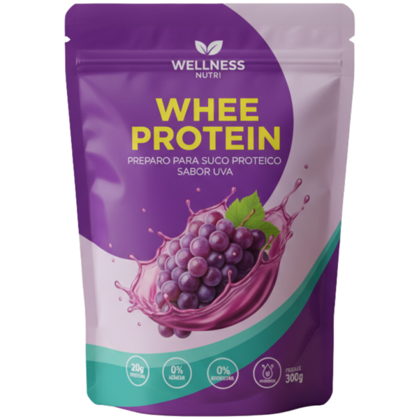 Suco de Uva Proteico - Whee Protein - 300g